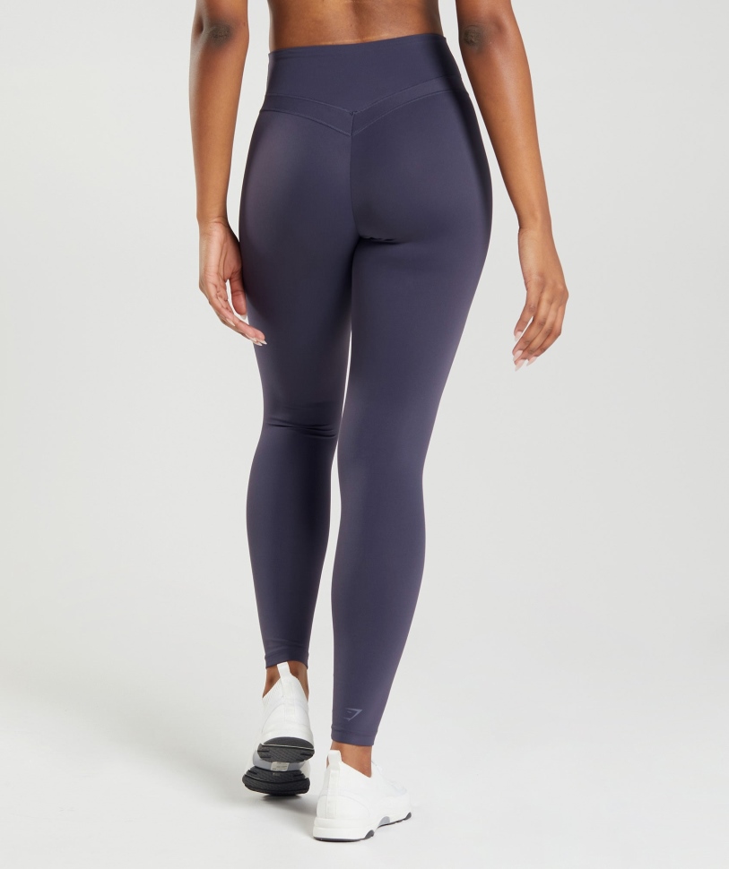 Gymshark Whitney ψηλό κολάν Indigo Navy
