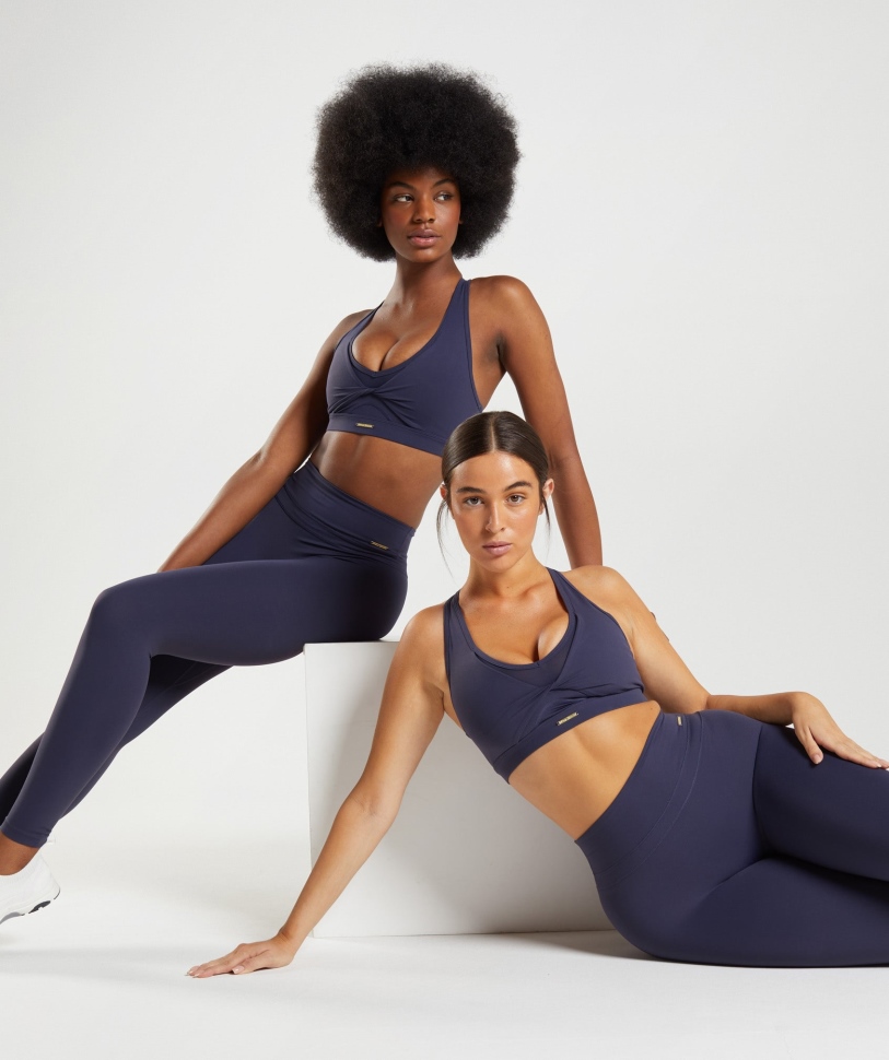 Gymshark Whitney Mesh αθλητικό σουτιέν Indigo Navy