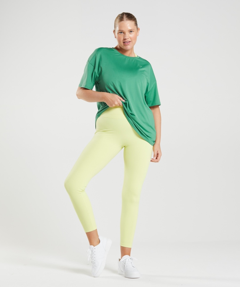 Gymshark Whitney υπερμεγέθη μπλουζάκι παλάμι